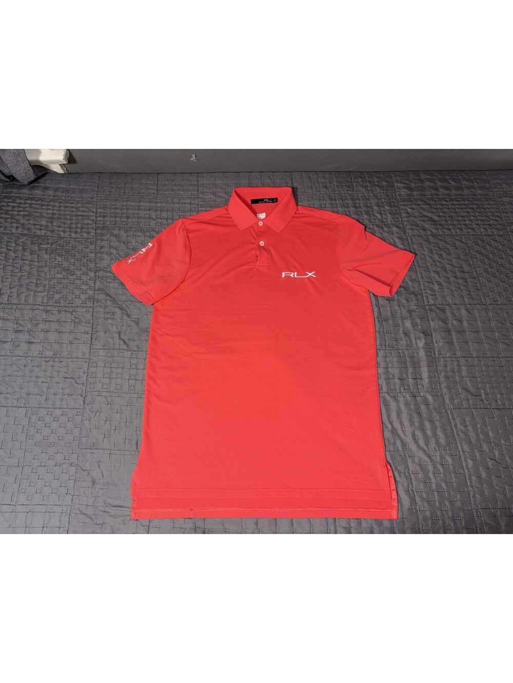 Ralph Lauren RLX Polo Shirt Mens Small Short Sleeve Stretch Golf Pink